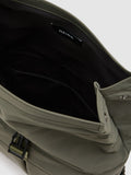 Reiss Khaki Green Technical Roll-Top Backpack, imported from the UK
