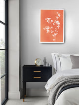 Next Graham & Brown Flower Press Orange White Frame Wall Art 53 x 73 cm- Buy online at McGrocer