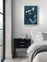 Next Graham & Brown Flower Press Blue White Framed Wall Art- Buy online at McGrocer