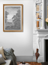 Next Graham & Brown Sketch Forest Grey Framed Art Print- Buy online at McGrocer