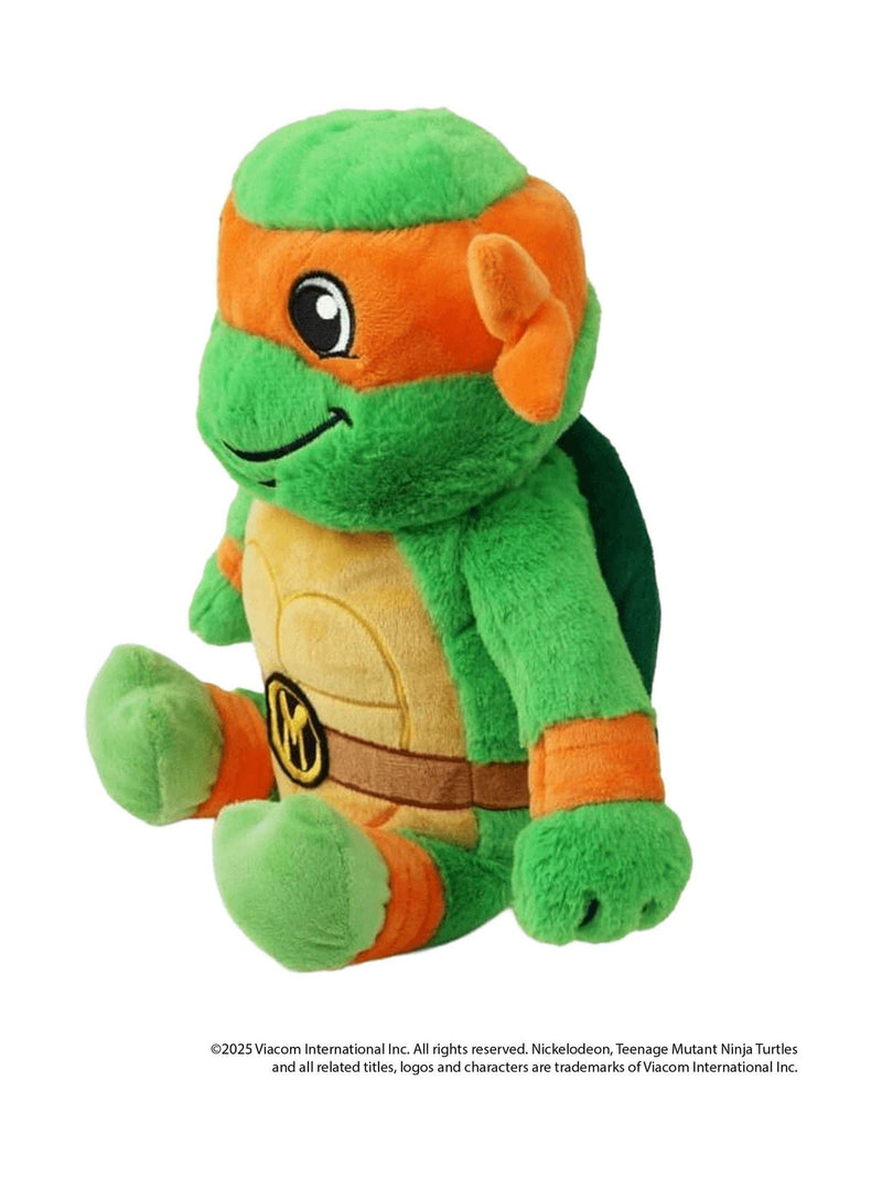Warmies orange Michelangelo large heatable soft toy, UK version