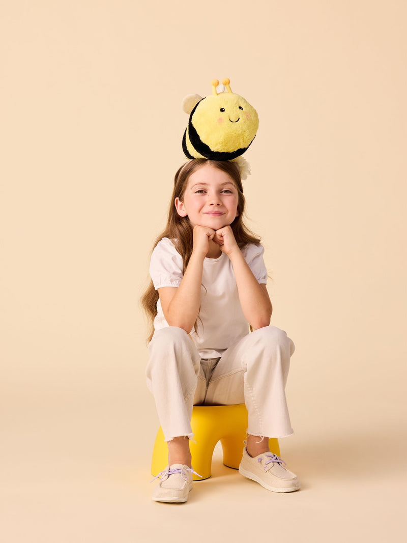 Warmies heatable soft toy honey bee large, imported from the UK