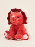 Warmies heatable soft toy Red Large Triceratops, imported from the UK