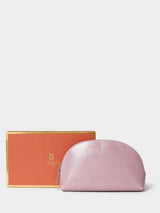 Next Osprey London Wentworth Purple Leather Small Make Up Bag- Buy online at McGrocer
