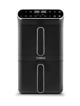 Next Tower Black Vortx XL Dual Layer Air Fryer- Buy online at McGrocer