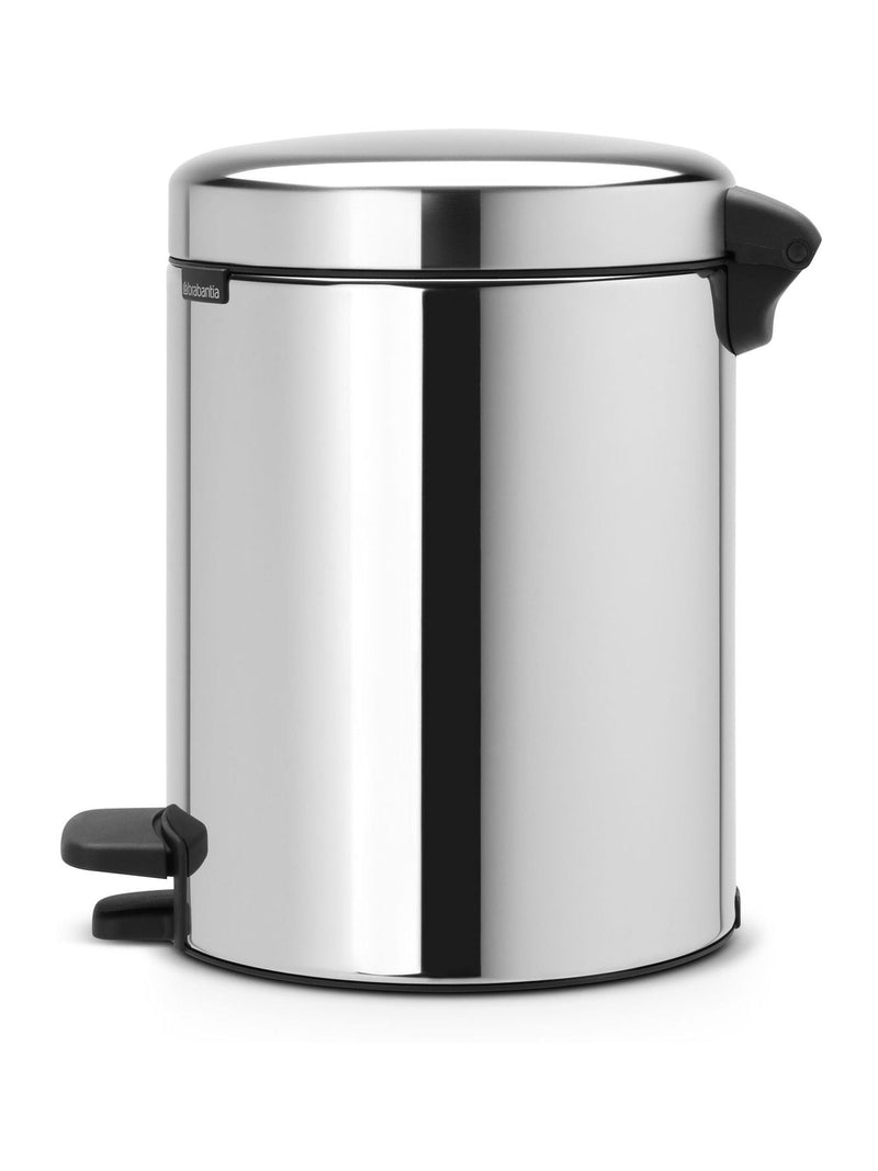 Brabantia Brilliant Steel NewIcon pedal bin 5L - British product