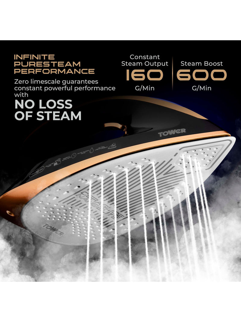Tower Black Gold steam generator iron - British product