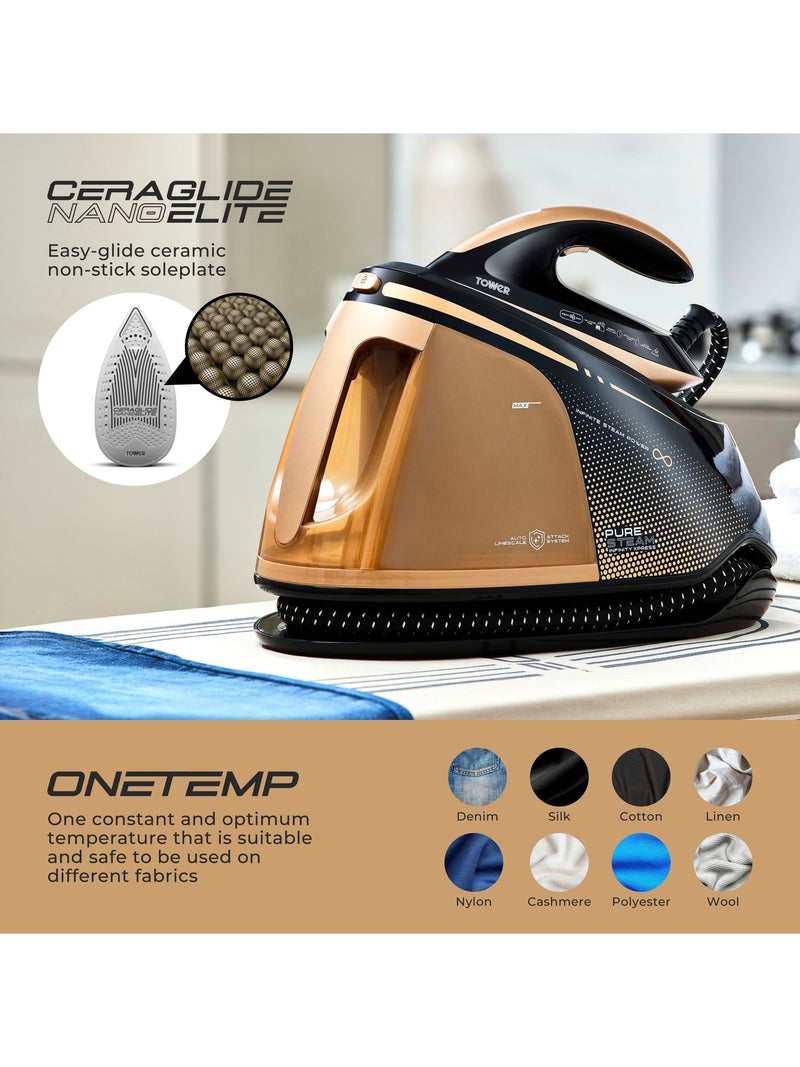 Tower Black Gold steam generator iron - British product