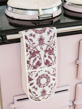 Next Avalon Home Burgundy Stag & Wreath Oven Gloves- Buy online at McGrocer