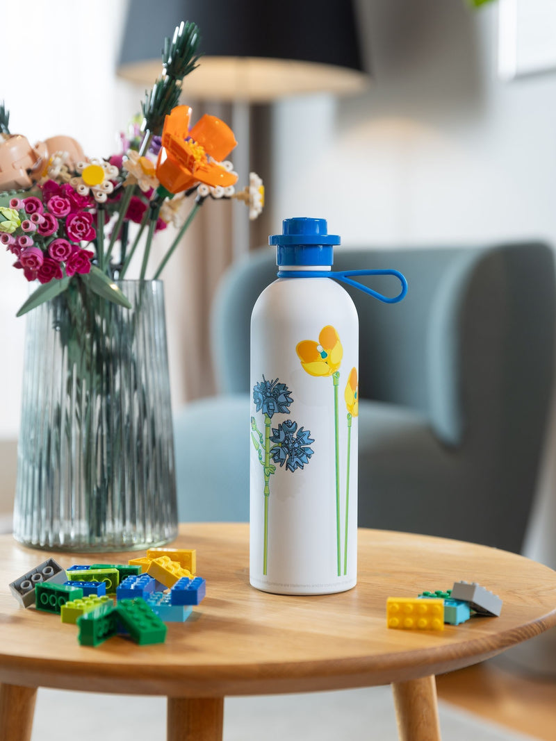LEGO white steel bottle UK version
