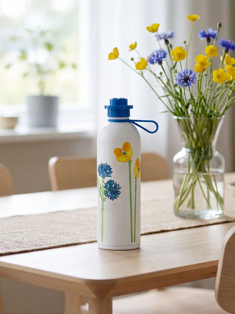 LEGO white steel bottle UK version