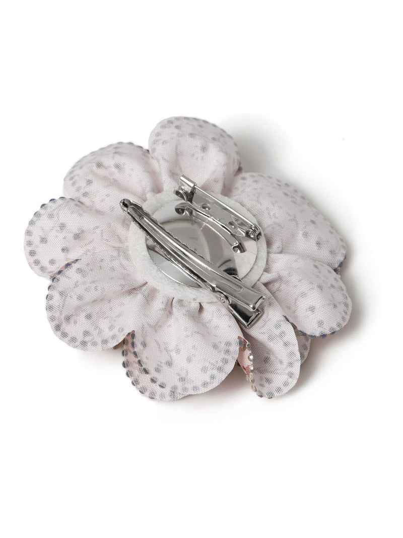 Aela sparkly flower hair clip brooch, imported from the UK