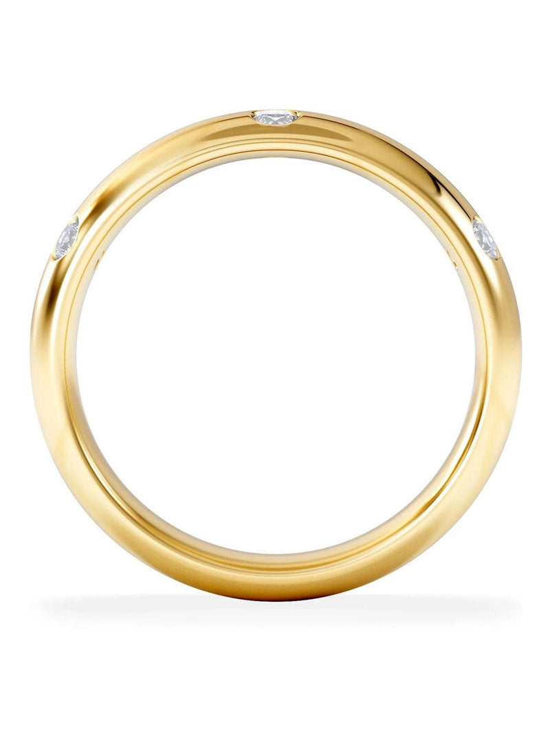 The Diamond Store white seamless lab diamond ring 0.26ct (British brand)
