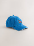 Blue Tractor washed denim cap for children - British product