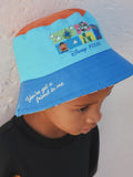 Toy Story reversible bucket hat blue orange kids - British product