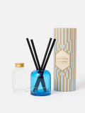 Oliver Bonas Blue Raya Honeyed Fig reed diffuser, imported from the UK
