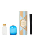 Oliver Bonas Blue Raya Honeyed Fig reed diffuser, imported from the UK