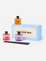 Next Oliver Bonas Blue Firma Reed Diffuser Trio with Fig, Pomelo, Rose Fragrances- Buy online at McGrocer