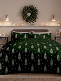 Copenhagen Home Evergreen Oh Christmas Tree duvet cover set Single - British product