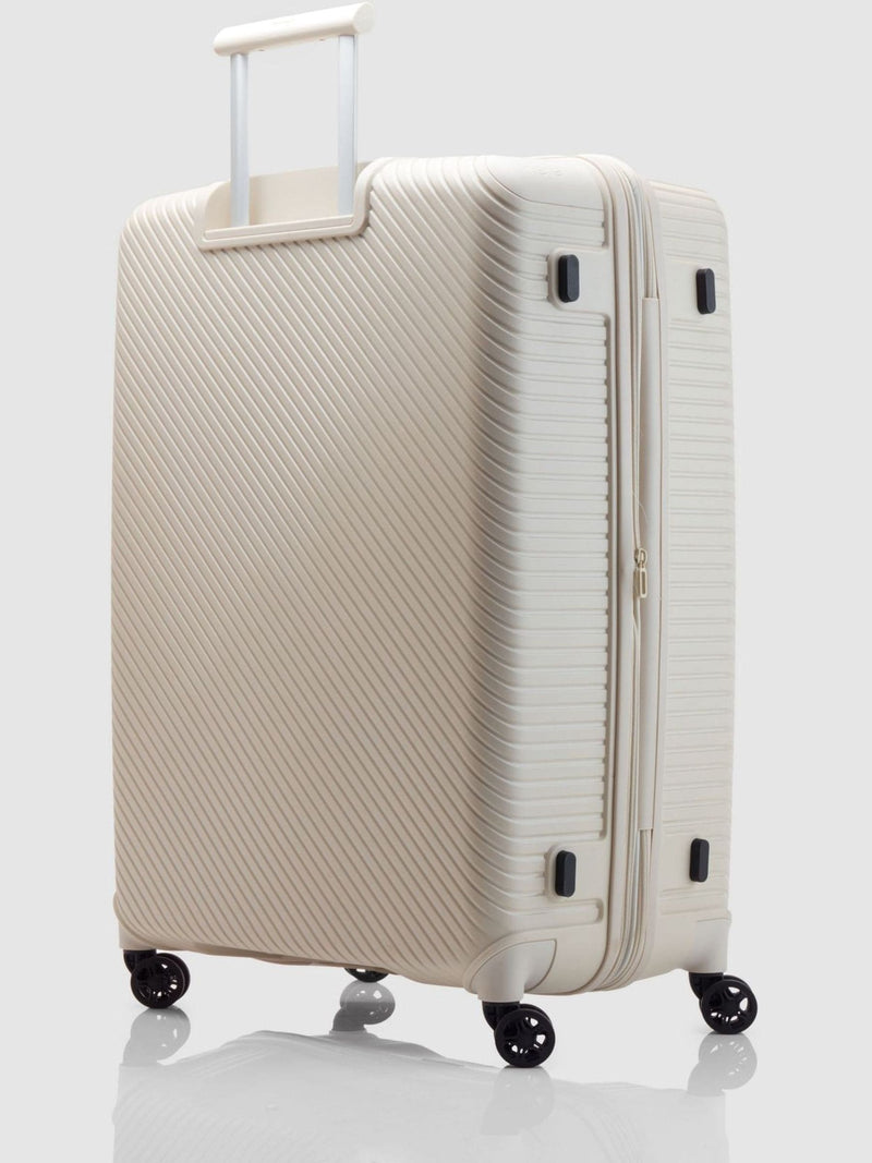 Nere Bondi large white suitcase PP hard shell, UK version