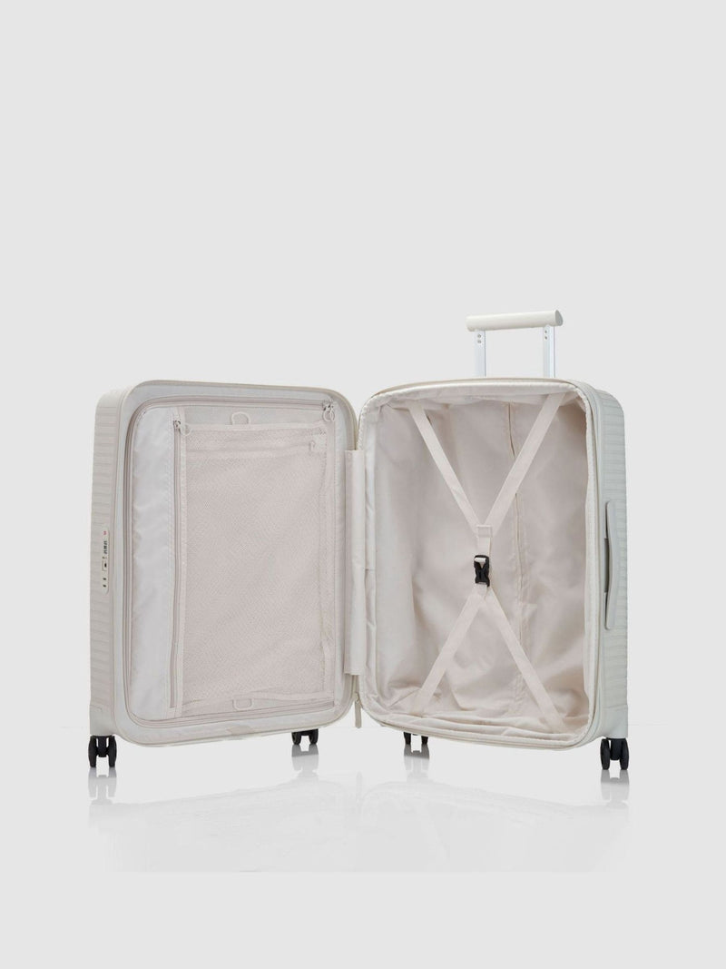 Nere Bondi large white suitcase PP hard shell, UK version