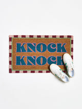 Next Oliver Bonas Multi Stripe Border Knock Knock Doormat- Buy online at McGrocer