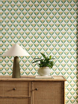 Next Scion Yellow Tulip Trellis Oakham 10m Wallpaper- Buy online at McGrocer