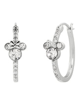 Next Disney Minnie Mouse Silver Plated April Birthstone Hoop Earrings- Buy online at McGrocer