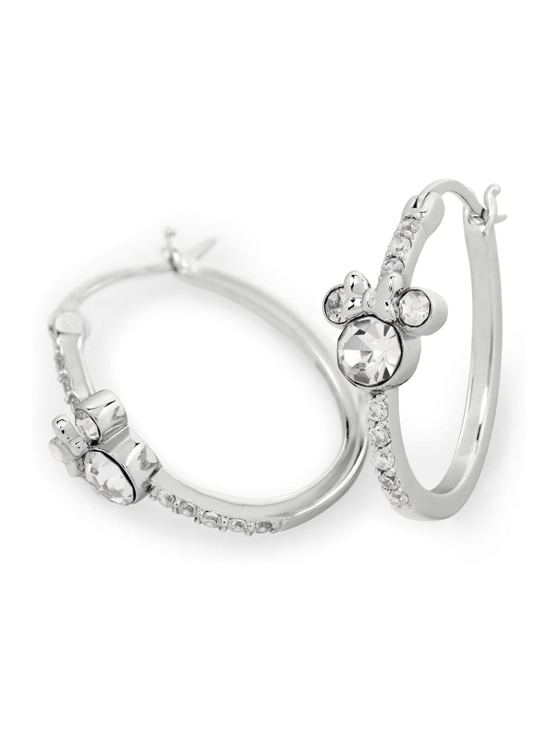 Peers Hardy Minnie Mouse silver plated hoop earrings - British product