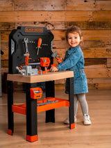 Next Smoby Black and Decker Bricolo Workbench 88cm- Buy online at McGrocer
