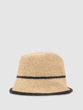 Reiss bucket hat straw-effect tipped 3-6 yrs - British product