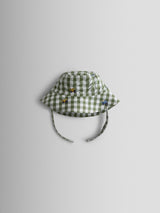Next JoJo Maman Bébé Light Green Tractor Embroidered Floppy Sun Hat- Buy online at McGrocer