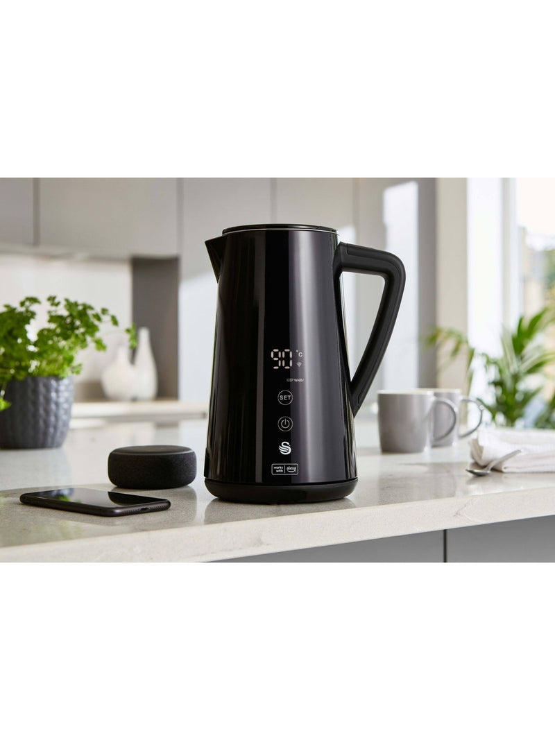 Swan Black Alexa Smart Kettle