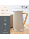 Swan Oatmeal Nordic Cordless Electric Kettle 1.7L (British brand)