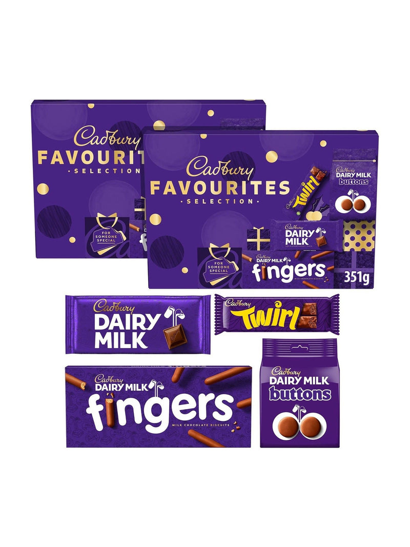 Cadbury Favourites Chocolate Selection Box 351g Bundle of 2
