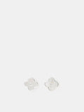 Accessorize Mother of Pearl Clover Stud Earrings - British product