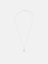Next Accessorize Sterling Silver Mother of Pearl Clover Pendant Necklace- Buy online at McGrocer