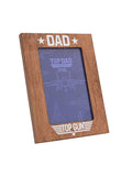 Widdop Top Gun Top Dad photo frame 14.5cm x 19.5cm (British brand)