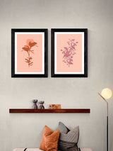 Next Cartissi Set of 2 Black Floral Silhouette Wall Art Prints- Buy online at McGrocer