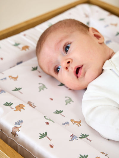 Next JoJo Maman Bébé White Dino Print Changing Mat 70 x 50cm- Buy online at McGrocer