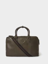 Next Osprey London The Compass Green Leather Weekender Bag- Buy online at McGrocer