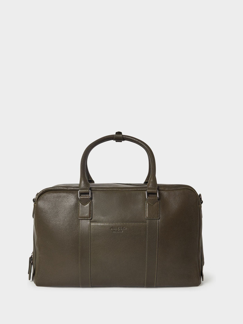 Osprey London Green Compass Leather Weekender (British brand)