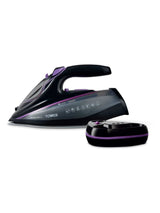 Next Tower Lilac Black Cordless Steam Iron with XL Ceramic Soleplate- Buy online at McGrocer