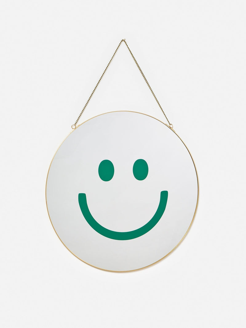Oliver Bonas happy face hanging mirror, imported from the UK