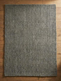 Esselle Home grey Whitefield handwoven boucle rug 120x170cm, UK version