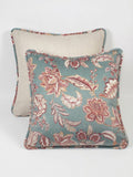 Esselle Home decorative cushion Natural Kashmir Jacobean 50x50cm, UK version
