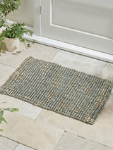 Next Arthouse Grey Whitefield Handwoven Boucle Doormat 75cm x 45cm- Buy online at McGrocer