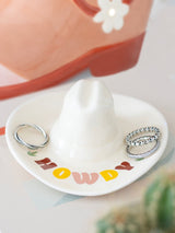 Next Something Different White Howdy Cowboy Hat Trinket Dish- Buy online at McGrocer
