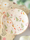 Something Different white fairy folklore print trinket dish, imported from the UK