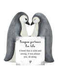 Something Different black penguin partners for life ornament - British product